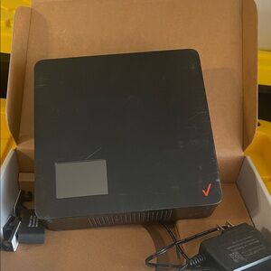 Black Wireless Router